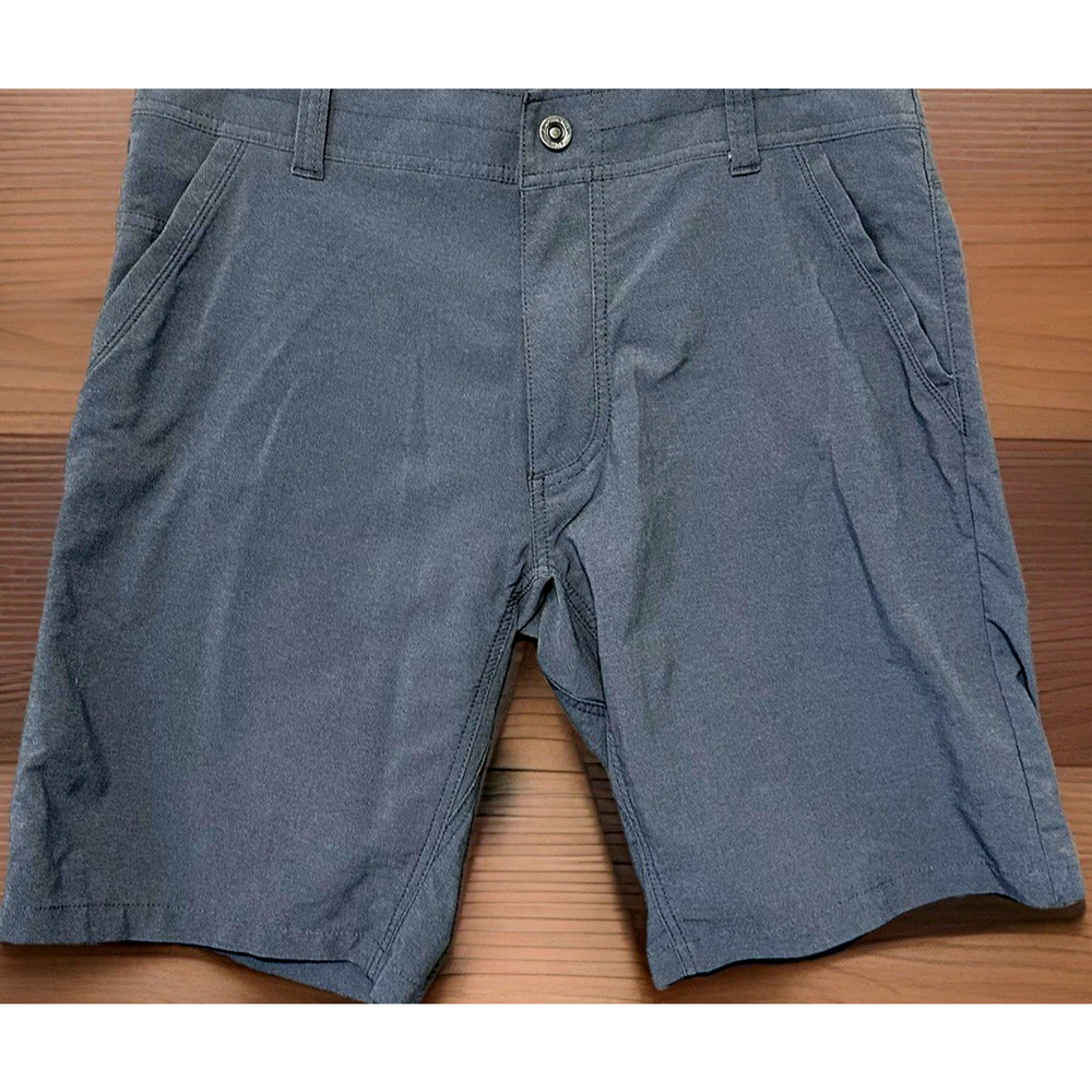 KUHL Men's Shorts Graphite Gray Sz 34 Lightweight Quick Dry Outdoors Athleisure